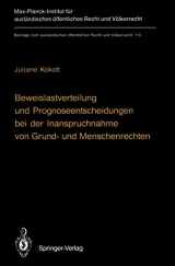 9783540567622-3540567623-Beweislastverteilung und Prognoseentscheidungen bei der Inanspruchnahme von Grund- und Menschenrechten: The Burden of Proof in Proceedings Involving ... Recht und Völkerrecht) (German Edition)