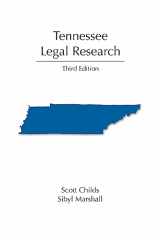 9781531023287-1531023282-Tennessee Legal Research (Legal Research Series)