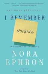 9780307742803-0307742806-I Remember Nothing: And Other Reflections