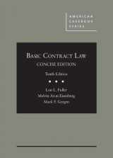 9781683285670-1683285670-Basic Contract Law, Concise Edition (American Casebook Series)