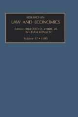 9781559389648-1559389648-Research in Law & Economics, Vol. 17