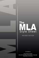 9781607963981-1607963981-The MLA Style Sheet: Revised Edition