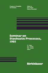 9780817630720-0817630724-Seminar on Stochastic Processes, 1981 (Progress in Probability, 1)