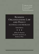 9781636597522-1636597521-Business Organizations Law and Policy: Materials and Problems (American Casebook Series)