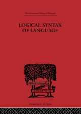 9780415225533-0415225531-Logical Syntax of Language (International Library of Philosophy)