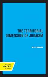 9780520336827-0520336828-Territorial Dimension of Judaism (Quantum Books) (Volume 23)