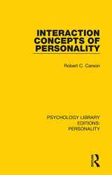 9780367111670-0367111675-Interaction Concepts of Personality (Psychology Library Editions: Personality)