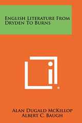 9781258486600-1258486601-English Literature From Dryden To Burns