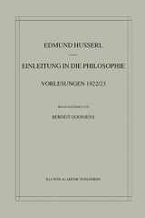 9781402000805-1402000804-Einleitung in die Philosophie: Vorlesungen 1922/23 (Husserliana: Edmund Husserl – Gesammelte Werke, 35) (German Edition)