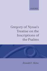 9780198267638-0198267630-Gregory of Nyssa's Treatise on the Inscriptions of the Psalms (Oxford Early Christian Studies)