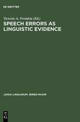 9789027926685-9027926689-Speech Errors as Linguistic Evidence (Janua Linguarum. Series Maior)