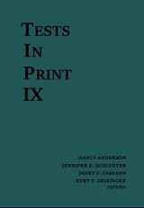 9780910674652-0910674655-Tests in Print IX: An Index to Tests, Test Reviews, and the Literature on Specific Tests (Tests in Print (Buros))