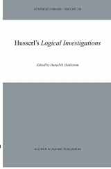 9781402013256-1402013256-Husserl's Logical Investigations (Synthese Library, 318)