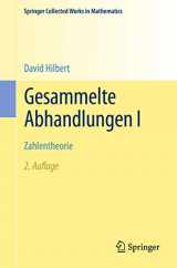 9783662483626-3662483629-Gesammelte Abhandlungen I: Zahlentheorie (Springer Collected Works in Mathematics) (German Edition)