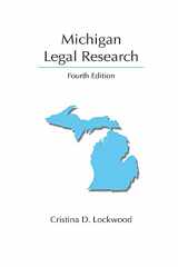 9781531018542-1531018548-Michigan Legal Research (Legal Research Series)