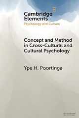 9781108827614-1108827616-Concept and Method in Cross-Cultural and Cultural Psychology (Elements in Psychology and Culture)