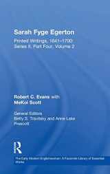 9780754631163-0754631168-Sarah Fyge Egerton: Printed Writings, 1641–1700: Series II, Part Four, Volume 2 (The Early Modern Englishwoman: A Facsimile Library of Essential Works ... Writings, 1641-1700: Series II, Part Four)