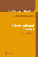 9781441931917-1441931910-Observational Studies (Springer Series in Statistics)