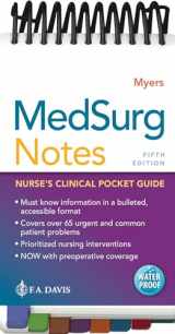 9780803694514-0803694512-MedSurg Notes: Nurse's Clinical Pocket Guide