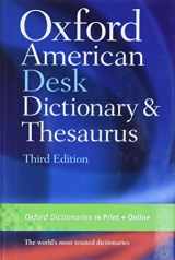 9780199739271-0199739277-Oxford American Desk Dictionary & Thesaurus