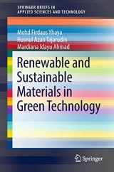 9783319751207-3319751204-Renewable and Sustainable Materials in Green Technology (SpringerBriefs in Applied Sciences and Technology)