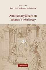 9780521049887-0521049881-Anniversary Essays on Johnson's Dictionary