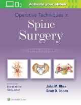9781975172138-1975172132-Operative Techniques in Spine Surgery