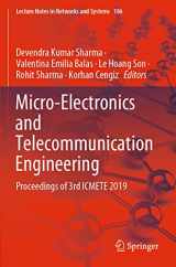 9789811523311-9811523312-Micro-Electronics and Telecommunication Engineering: Proceedings of 3rd ICMETE 2019 (Lecture Notes in Networks and Systems, 106)