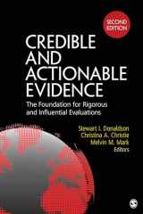 9781483306254-1483306259-Credible and Actionable Evidence: The Foundation for Rigorous and Influential Evaluations