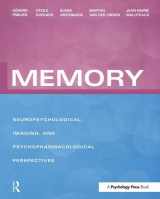 9781138877504-1138877506-Memory: Neuropsychological, Imaging and Psychopharmacological Perspectives