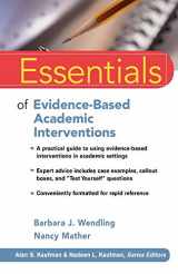 9780470206324-0470206322-Essentials of Evidence-Based Academic Interventions
