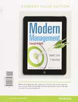 9780133972887-0133972887-Modern Management: Concepts and Skills, Student Value Edition Plus MyLab Management with Pearson eText -- Access Card Package (14th Edition)