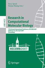 9783540716808-3540716807-Research in Computational Molecular Biology: 11th Annunal International Conference, RECOMB 2007, Oakland, CA, USA, April 21-25, 2007, Proceedings (Lecture Notes in Computer Science, 4453)