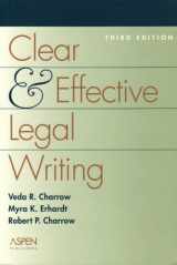 9780735519718-0735519714-Clear and Effective Legal Writing