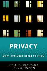 9780190612269-0190612266-Privacy: What Everyone Needs to Know®