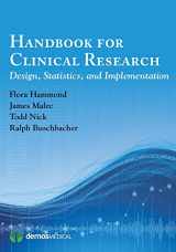9781936287543-1936287544-Handbook for Clinical Research: Design, Statistics, and Implementation