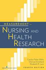 9780826105073-0826105076-Measurement in Nursing and Health Research (Waltz, Measurement in Nursing and Health Research)