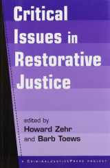 9781881798514-1881798518-Critical Issues in Restorative Justice