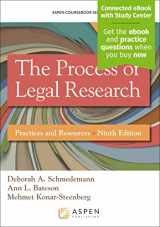 9781454863335-1454863331-The Process of Legal Research: Practices and Resources [Connected eBook with Study Center]