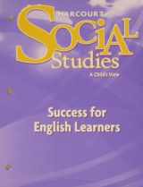 9780153494055-0153494050-Harcourt Social Studies Grade 1 (A Child's View) Success for English Learners