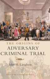 9780199258888-0199258880-The Origins of Adversary Criminal Trial (Oxford Studies in Modern Legal History)