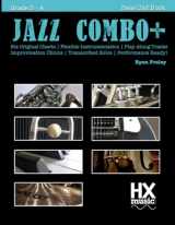 9781517383763-1517383765-Jazz Combo Plus, Bass Clef Book 1: Flexible Combo Charts | Solo Transcriptions | Play-Along Tracks (HXmusic)