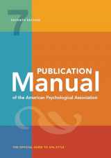 9781433832154-1433832151-Publication Manual (OFFICIAL) 7th Edition of the American Psychological Association
