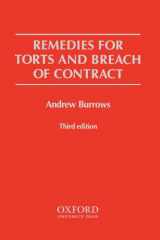 9780406977267-0406977267-Remedies for Torts and Breach of Contract