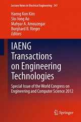 9789400768178-9400768176-IAENG Transactions on Engineering Technologies: Special Issue of the World Congress on Engineering and Computer Science 2012 (Lecture Notes in Electrical Engineering, 247)