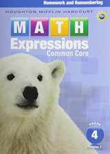 9780547824246-0547824246-Math Expressions: Homework & Remembering, Grade 4, Vol. 1