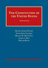 9781634599382-1634599381-The Constitution of the United States (University Casebook Series)