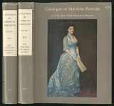 9780300014778-0300014775-Catalogue of American Portraits in the New York Historical Society. (2 Volume Set)