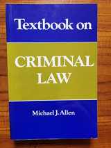 9781854311245-1854311247-TEXTBOOK ON CRIMINAL LAW (TEXTBOOK S.)