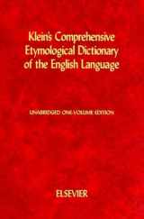 9780444409300-0444409300-Klein's Comprehensive Etymological Dictionary of the English Language